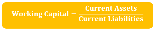 Working Capital Formula