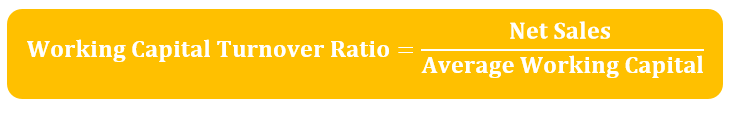 Working Capital Turnover Ratio Formula with Average Working Capital Calculation