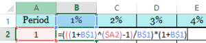 Screenshot of FVIFA - Annuity Due