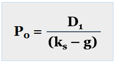 Dividend Growth Model Formula