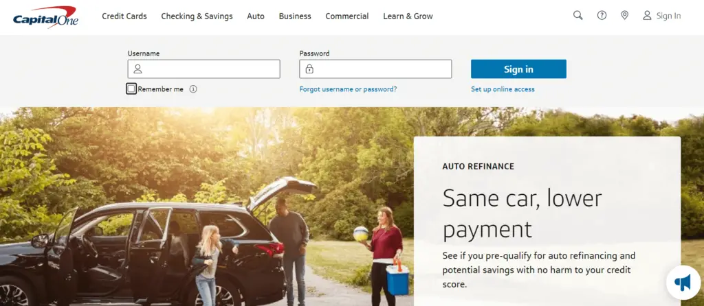 Capital One Login